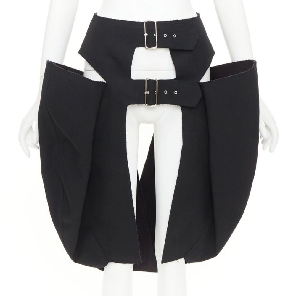 Comme Des Garcons 2019 Wool Buckle Skirt